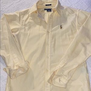 Yellow striped Ralph Lauren Polo button down